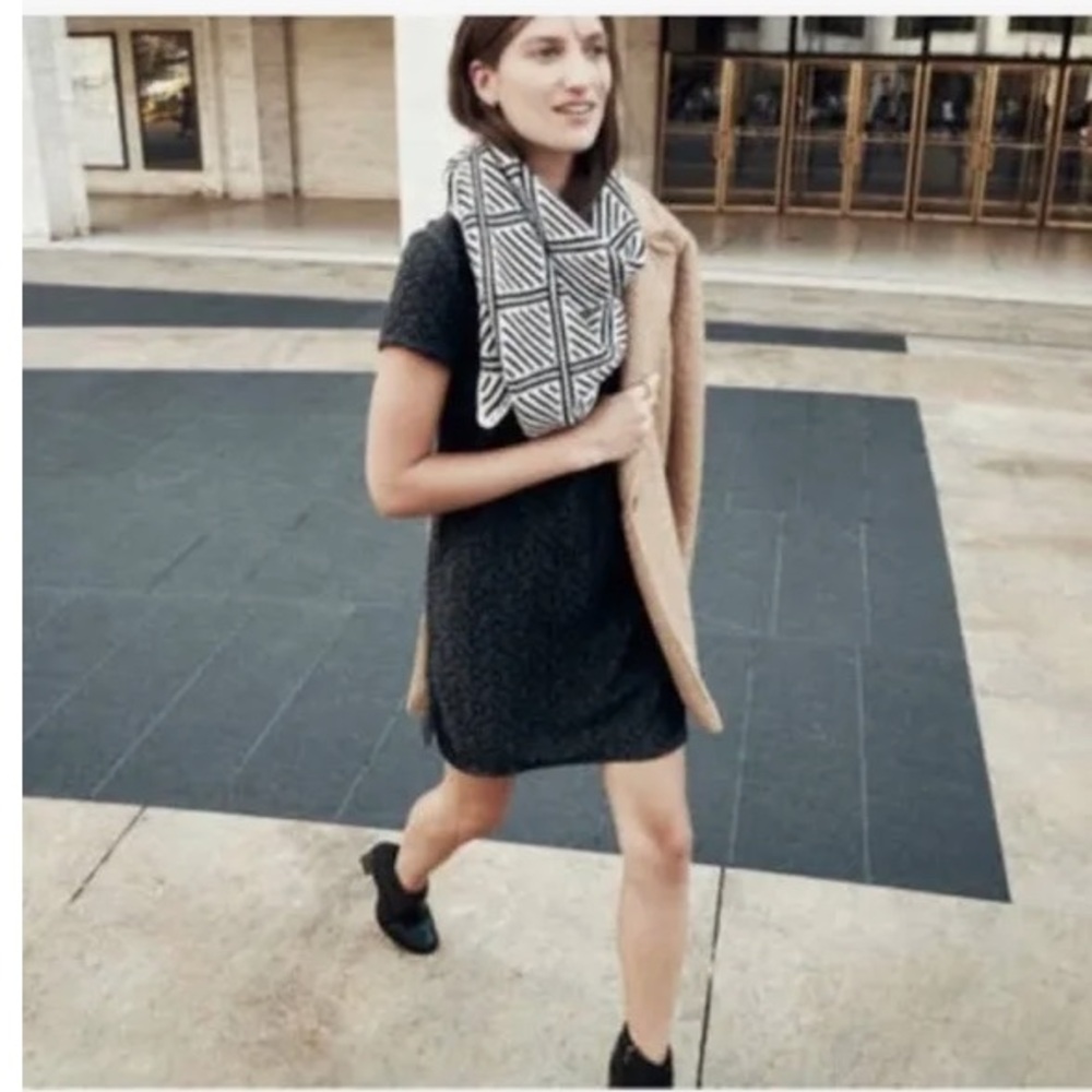 Madewell Et Sezane Black Lace Shift Dress